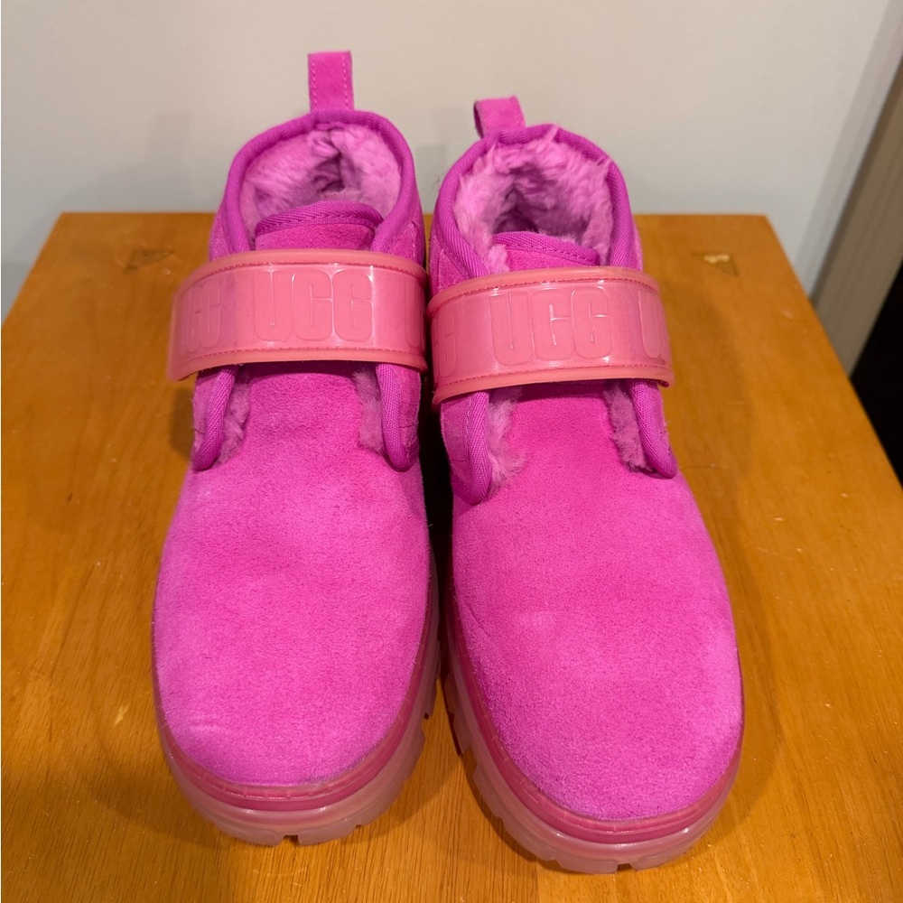 UGG Fuchsia Suede Boots